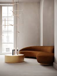 Simple Minimalist Modern Apartment Home Design Circle Couch Modern Furniture Inspiration Interior Room Interior Interior Design
