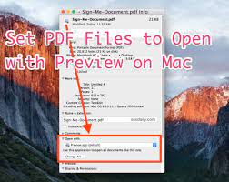 How to use the preview app on a mac? Set The Default Pdf Viewer In Mac Os X Back To Preview Osxdaily
