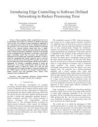 Maybe you would like to learn more about one of these? Pdf Introducing Edge Controlling To Software Defined Networking To Reduce Processing Time