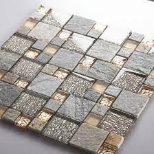 See more ideas about stone backsplash, backsplash, stacked stone backsplash. Gray Stone Rose Gold Glass Tiles French Pattern Crystal Beautiful Backsplash Stone Mosaic Tile Stone Mosaic