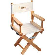 Sticker personnalisé pour chaise d'enfant. Chaise Metteur En Scene Enfant Personnalisee Naturelle