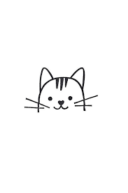 Chat Derriere Un Mur Cat Stamp Cat Birthday Signature Stamp