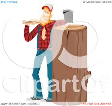 Clipart Of A Red Haired White Male Lumberjack Leaning On A Big Log And Holding An Axe Royalty Free Vector Illustration By Bnp Design Studio 1435943 Check out our lumberjack cartoon selection for the very best in unique or custom, handmade pieces from our digital shops. clipart of a red haired white male