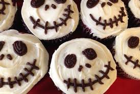 Creepy Halloween Skull Cupcakes Recipe Fun Halloween Desserts Halloween Cupcakes Halloween Treats Easy
