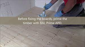 One of the kitchen fitters says he will take up the old chipboard, lay more chipboard and cover it with a layer of ply, before fixing the ceramic tiles. How To Install Lightweight Tile Backer Board Onto A Timber Floor Youtube