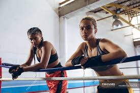 He was photographed more than any other black man of. African American Female Boxers Leaning On Ropes And Looking At Camera In Boxing Ring At Boxing Club Strong Female Fighter In Boxing Gym Training Hard Sports Women Stock Photo 303113610