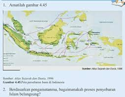 Hal ini lantaran dukungan dari para wali songo kala itu. Sesuia Peta Jelaskan Proses Penyebaran Islam Berlansung Brainly Co Id