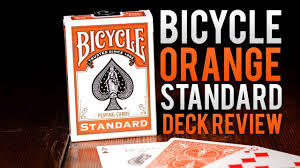 How many cards should i have in a deck? Deck Review Bicycle Orange Standard Deck Review Youtube