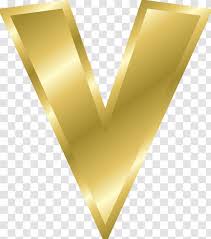 Letter v made from hearts. Letter Case Alphabet V Gold Heart Letters Transparent Png