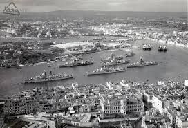 Royal Navy Destroyers In Sliema Creek Malta 1961 Malta History Photo Royal Navy Ships