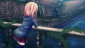 The great collection of hd library wallpaper for desktop, laptop and mobiles. 1366x768 Anime Girl Library 1366x768 Resolution Hd 4k Wallpapers Images Backgrounds Photos And Pictures
