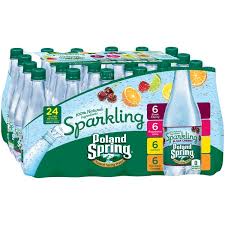 Our poland spring® brand sparkling water is made with real fruit flavors, natural spring water, and refreshing bubbles. Poland Spring Variety Pack Sparkling Natural Spring Water 0 5 L Instacart