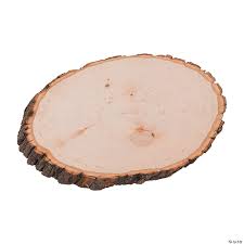 Pack of 1 round wood slab case of 24 wood slabs. Large Round Wood Slice Centerpiece Oriental Trading