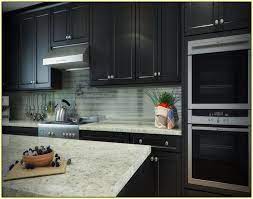 Kitchen Tile Backsplash Ideas With Dark Cabinets Jpg 814 639 Backsplash Cabinet