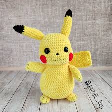игрушки амигуруми крючком вязание игрушек крючком для начинающих схемы с подробным описанием Amigurumi Pikachu Kryuchkom Shema Vyazaniya Igrushki Pokemon Pikachu Iz Plyushevoj Pryazhi Vyazanyj Pikachu Pikachu Detskie Igrushki Svyazannye Kryuchkom Vyazanye Igrushki