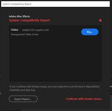Also, i've disabled the onboard graphics from the device panel even that. Solved System Compatibility Report Unsupported Video Dri Adobe Support Community 10753364