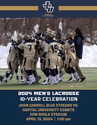 2024 MEN'S LACROSSE 10-YEAR CELEBRATION