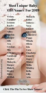 The Prettiest Most Unique Baby Girl Names For 2021 This Little Nest Baby Girl Names Unique Baby Girl Names Cute Baby Names