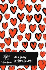 Black And White Heart Background Designs Colorful Fabrics Digitally Printed By Spoonflower Heart Hand Drawn Red And White Valentines Love Heart Design Valentines Love Pink Wallpaper Heart Hands Drawing