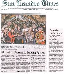 Tiki Dollars Donated To Building Futures Building Futures