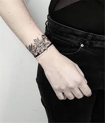50 Meaningful Wrist Bracelet Floral Tattoo Designs For You Page 5 Of 50 Cute Hostess Wrist Tattoos For Women Wrist Bracelet Tattoo Tribal Band Tattoo