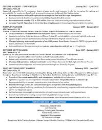 Managing food and beverage operations within budget and to the highest standards. Food Beverage Manager Resume Example Restaurant Bar Sales