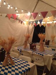 Pin By Emily Valdez On Beer Garden Party Oktoberfest Decorations Backyard Graduation Party Backyard Party Decorations