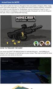 Check spelling or type a new query. Actual Guns Mod For Minecraft Pe For Android Apk Download