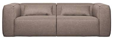 Sofa 3 sitzer günstig online kaufen. Sofa Bean In Taupe 3 5 Sitzer Von Woood Mit Kissen Eckig Www Flamingo Royale De