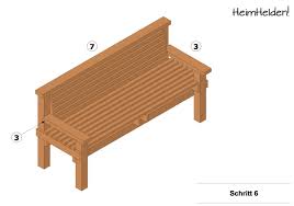 Die holzarten, die rückenlehne aber auch die füße der bank sind wichtig. Bauanleitung Holzbank Heimhelden