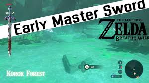 Just 10 minutes of real time. Early Master Sword The Legend Of Zelda Breath Of The Wild 1 6 0 Youtube