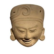 Pre Columbian Pottery Heads 7 Huastec + 2 Maya