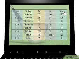 How To Calculate Your Golf Handicap 9 Steps With Pictures