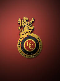 Royal Challengers Bangalore Ipl Metallic Logo Poster Painting Tenorarts Royal Challengers Bangalore Metallic Logo Ipl