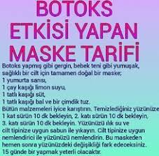 Botoks Etkisi Yapan Maske Cilt Bakimi Saglik Kuru Cilt