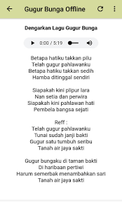 Lirik lagu gugur bunga di taman bakti cipt. Lagu Gugur Bunga Mp3 Offline For Android Apk Download