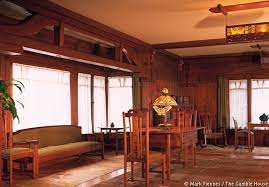 Exterior porches are found off three of the. Interior Photographs Of The Gamble House Gamble House