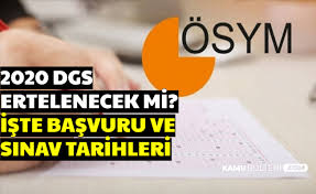 2021 yılına kısa bir süre kala dgs'nin başvuru süreci ve sınav tarihi ile ilgili detaylar merak edilenler arasında yer aldı. Dgs Ertelendi Mi Iste 2020 Dgs Basvuru Ve Sinav Tarihi