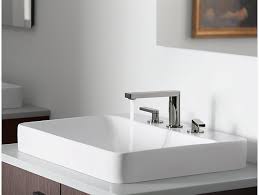vox rectangle vessel sink with 8 inch