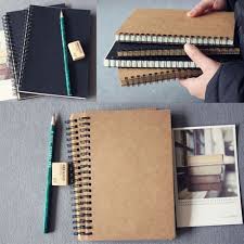 Reeves Hard Back Spiral Bound Coil Sketch Book Blank Paper Kraft Sketching Paper Sketch Book Blank Book Blank Notebook