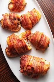 Keto recipe with boneless skinless chicken thighs. Bacon Wrapped Chicken Thighs Low Carb With Jennifer