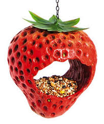 Look At This Strawberry Bird Feeder On Zulily Today Strawberry Kitchen Strawberry Bird Feeders