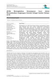 We did not find results for contoh soal psikotes fgd. Pdf Fgd Meningkatkan Kemampuan Guru Dalam Memanfaatkan Lingkungan Sekolah Sebagai Sumber Belajar Di Sd