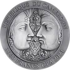 Silver coin "Adam and Eve