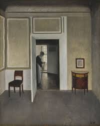Mauveflwrs Vilhelm Hammershoi Danish Interior Strandgade 30 1902 Interior Interior Art Danish Interior