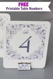 Diy Table Numbers Holders Diy Table Numbers Table Numbers Wedding Diy Printable Table Numbers