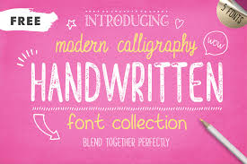 Making the web more beautiful, fast, and open through great typography Free Fonts Handwritten Font Collection On Behance