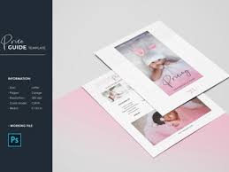 Free pricing guide template design for wedding photographers. Photography Price List Designs Themes Templates And Downloadable Graphic Elements On Dribbble