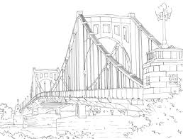 Use these images to quickly print coloring pages. Line Drawing Of 1 Sister Bridge Line Drawing Pittsburgh Bridges Drawings