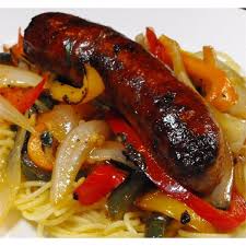 Sausage, peppers and onions are slow cooked with marinara sauce and italian seasoning, for a delicious crock pot sausage and peppers meal that requires only a few minutes of your active time. Italian Sausage Peppers And Onions Recipe Sausage Peppers And Onions Sweet Italian Sausage Recipes
